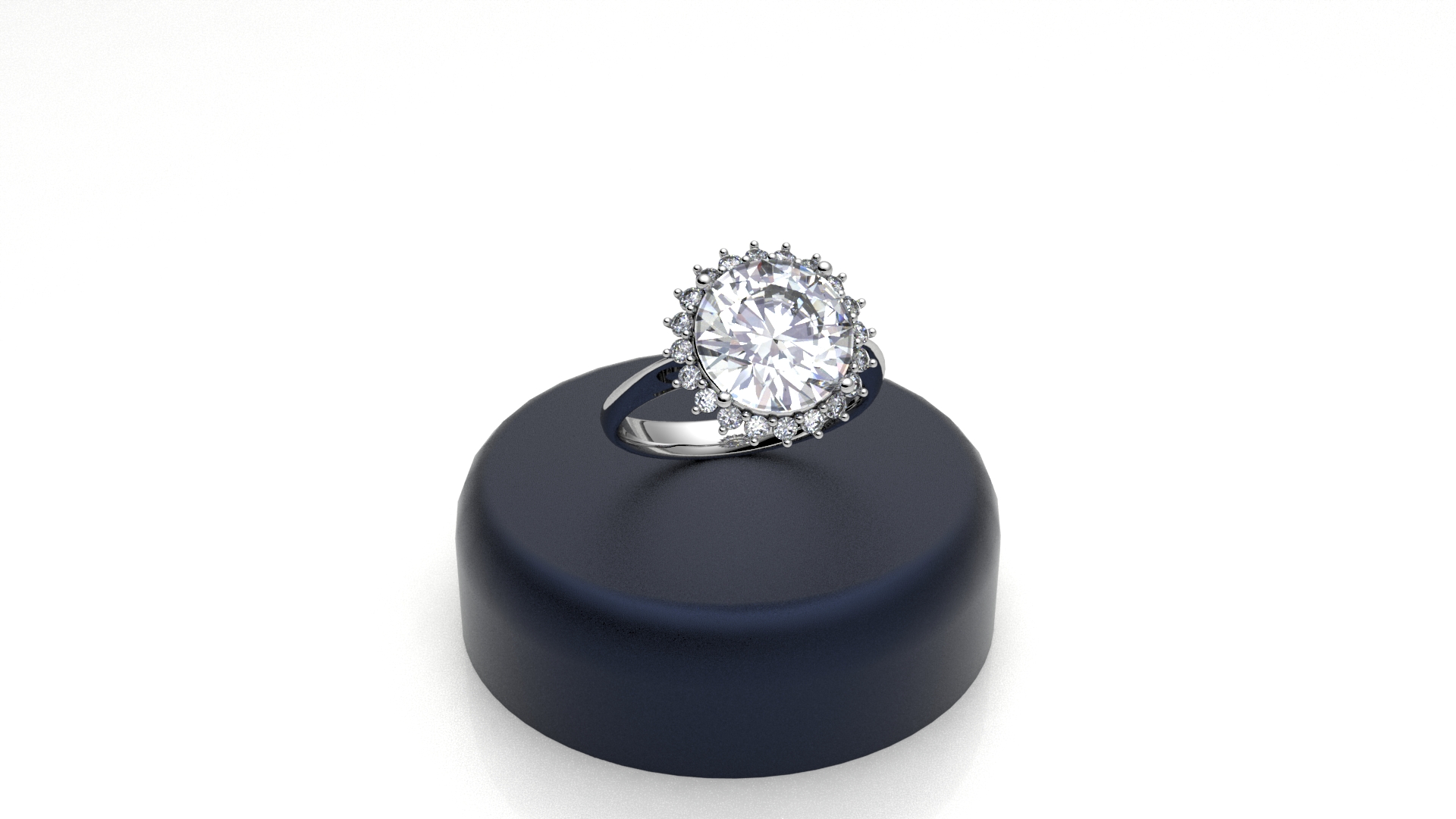 Anello Girasole bianco