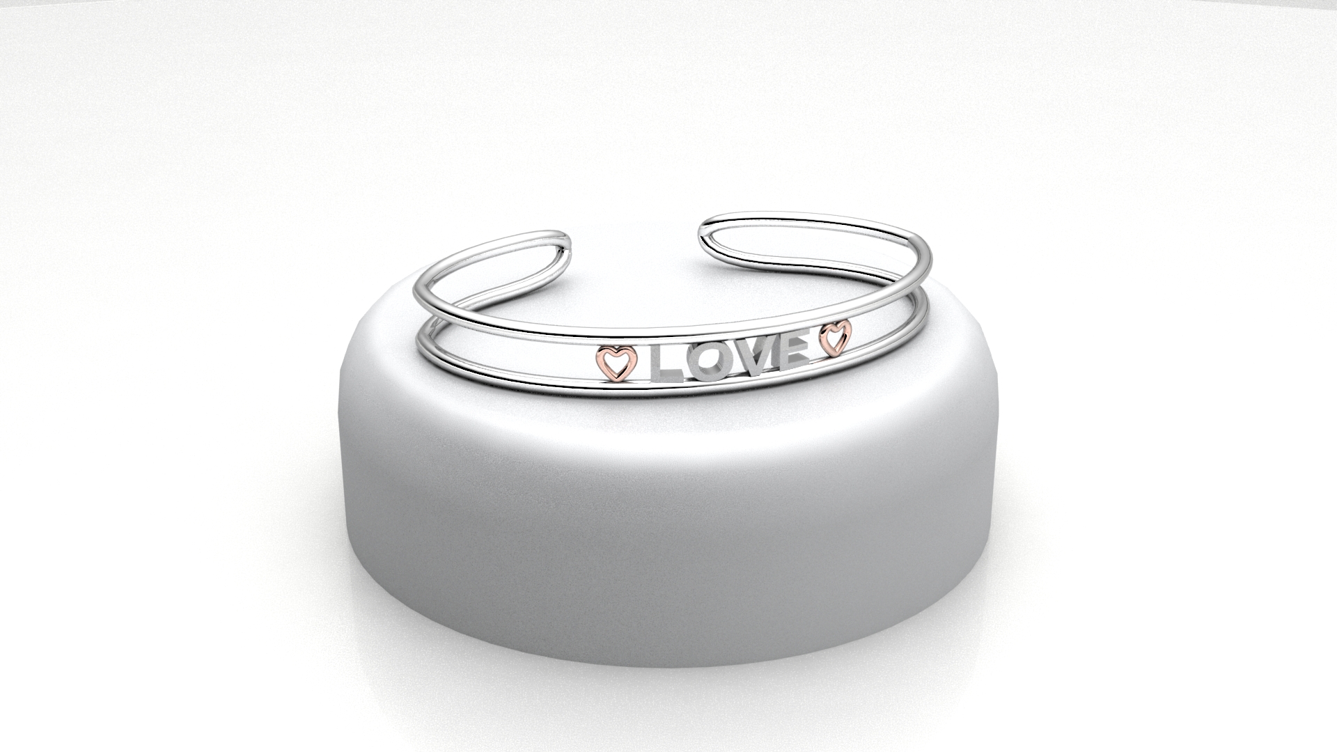 bracciale love bianco