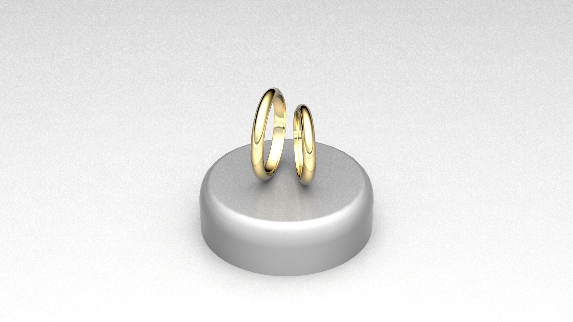 fedi classiche in oro giallo