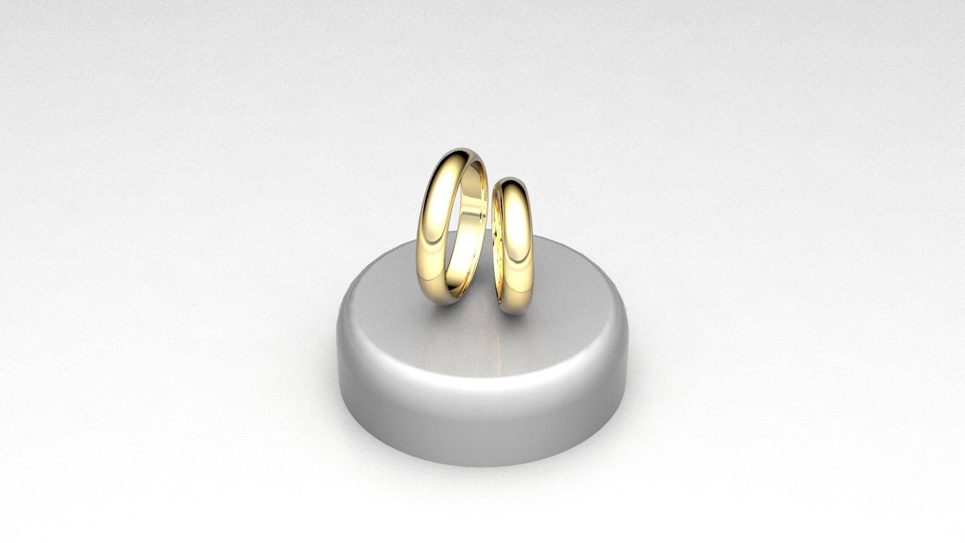 fedi classiche in oro giallo