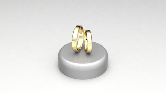 fedi sfumate in oro giallo