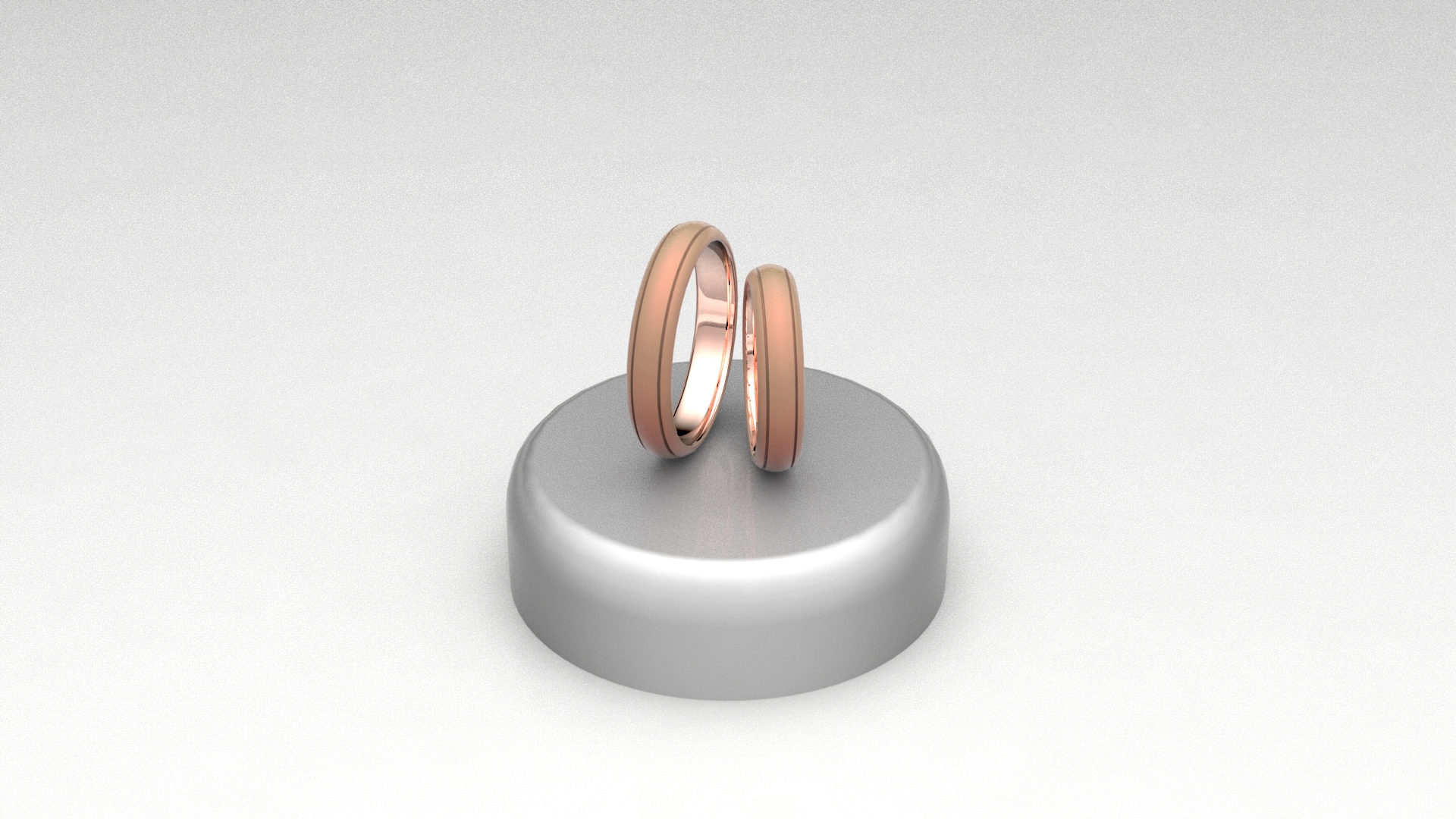 fedi sabbiate rosé con due linee