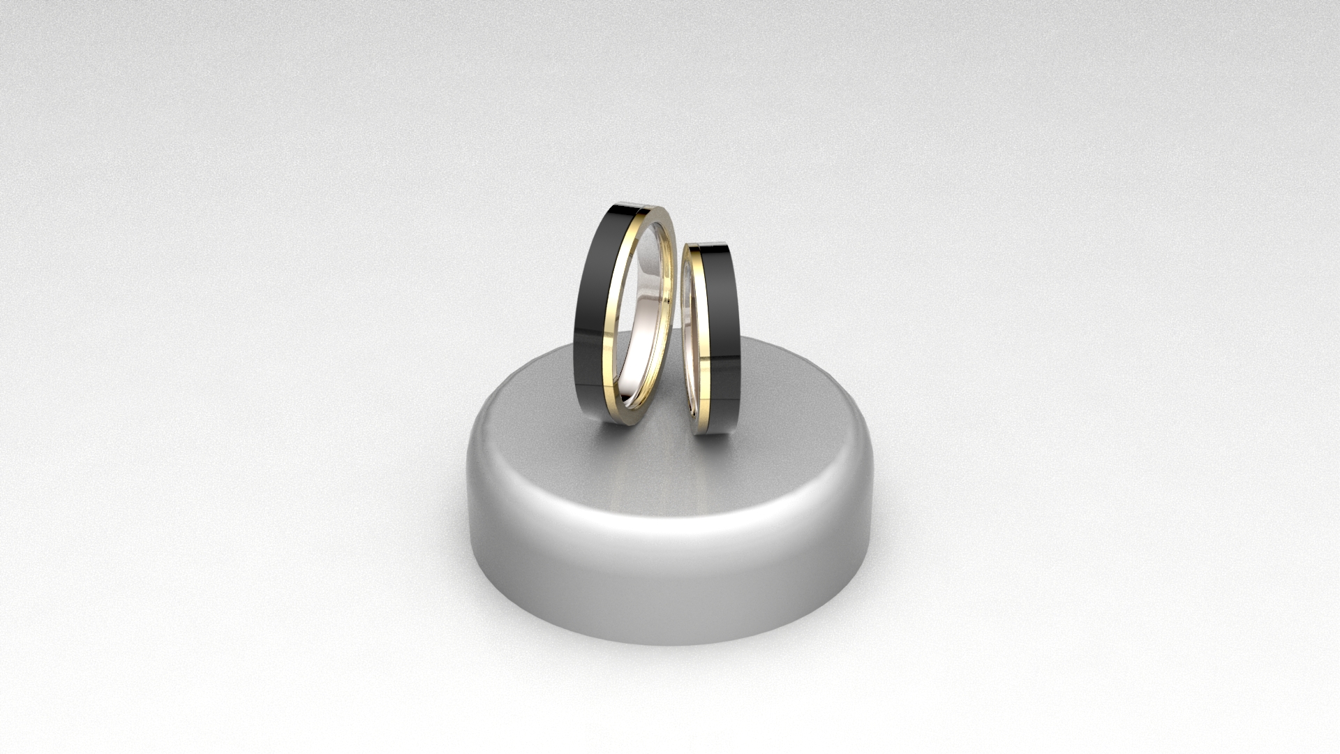 fedi sabbiate 3/4 linea gialla con rutenio