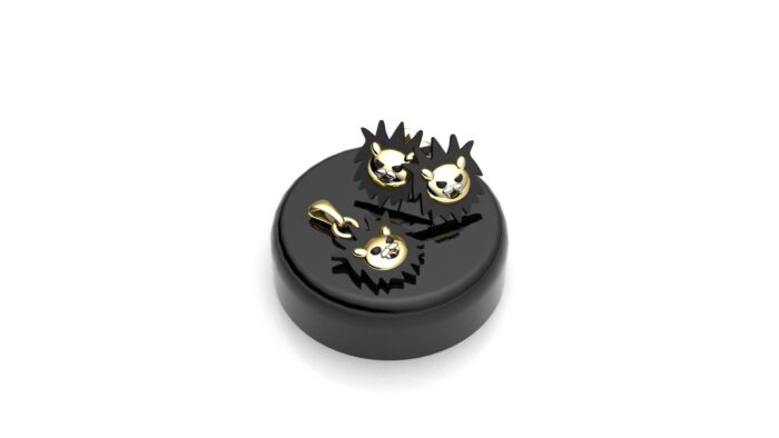 parure rock'n purr nera