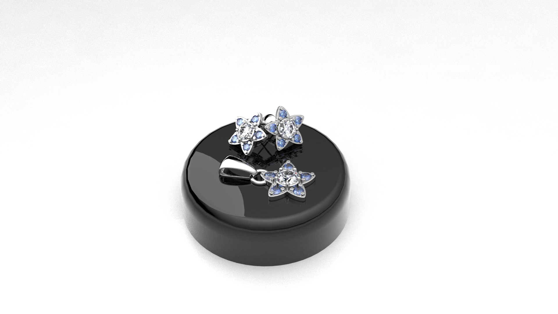 parure stardust blu