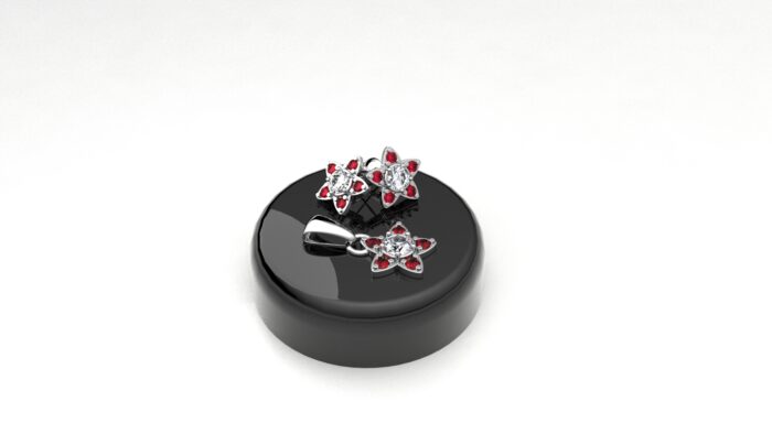 parure stardust rossa