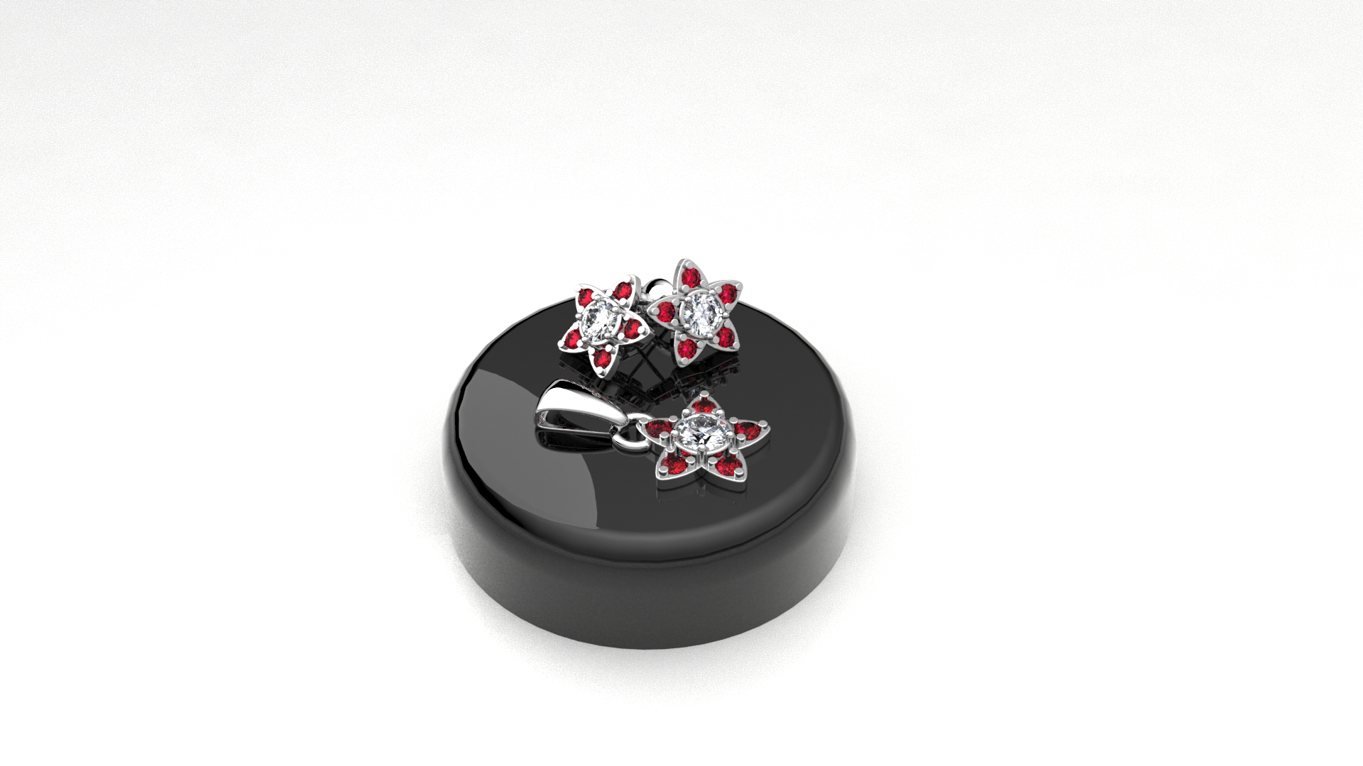parure stardust rossa