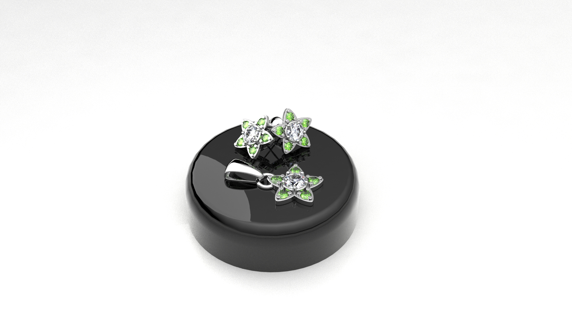parure stardust verde