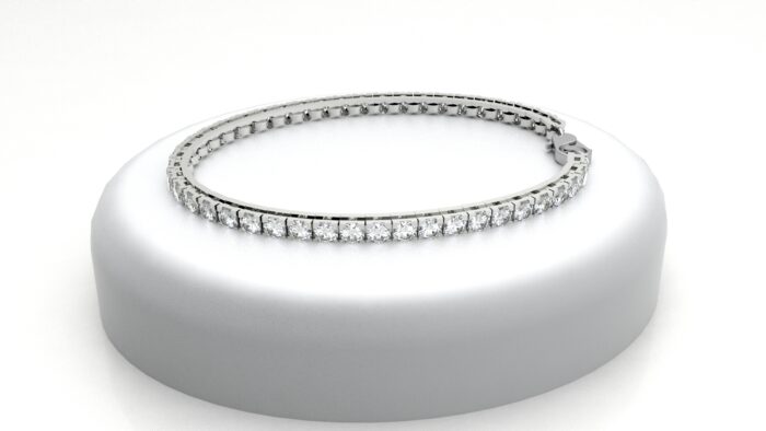 bracciale tennis bianco