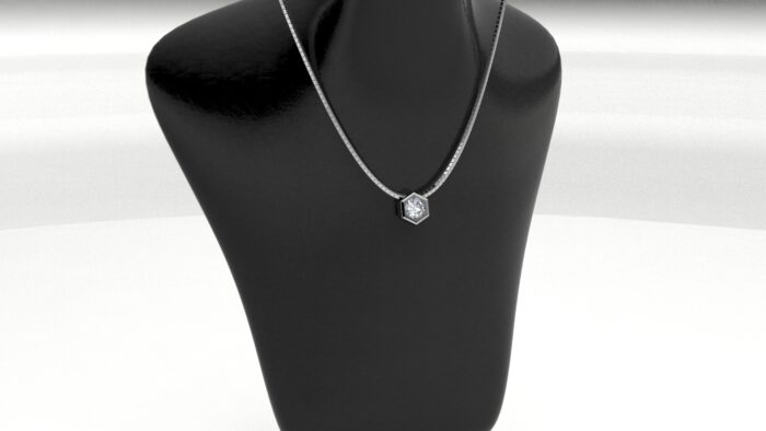 collana cipollina esagonale