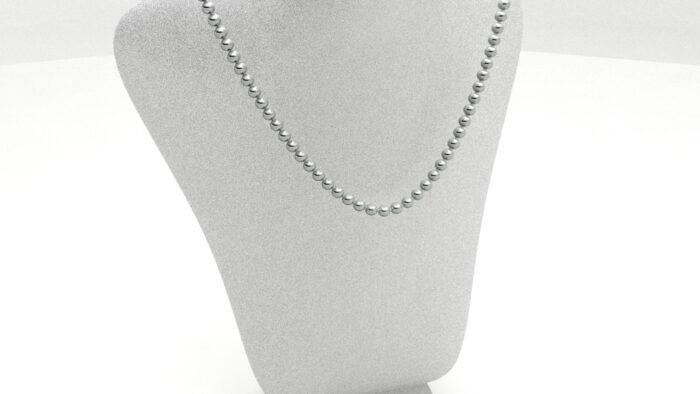 Collana di perle bianche