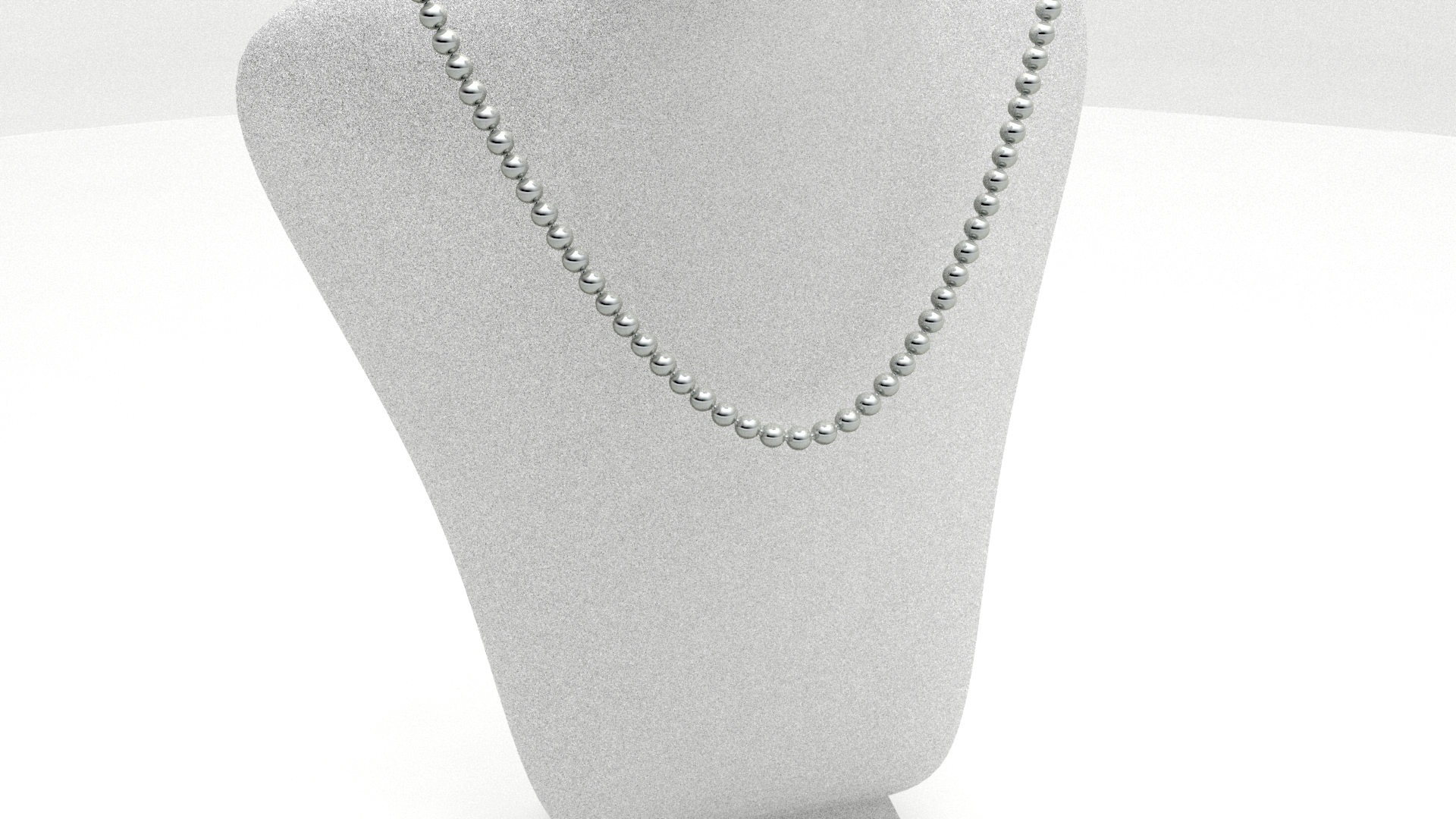 Collana di perle bianche