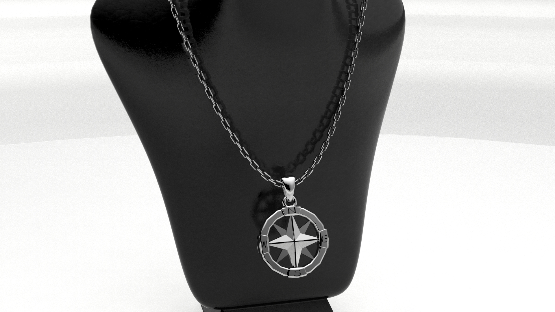 collana con rosa dei venti