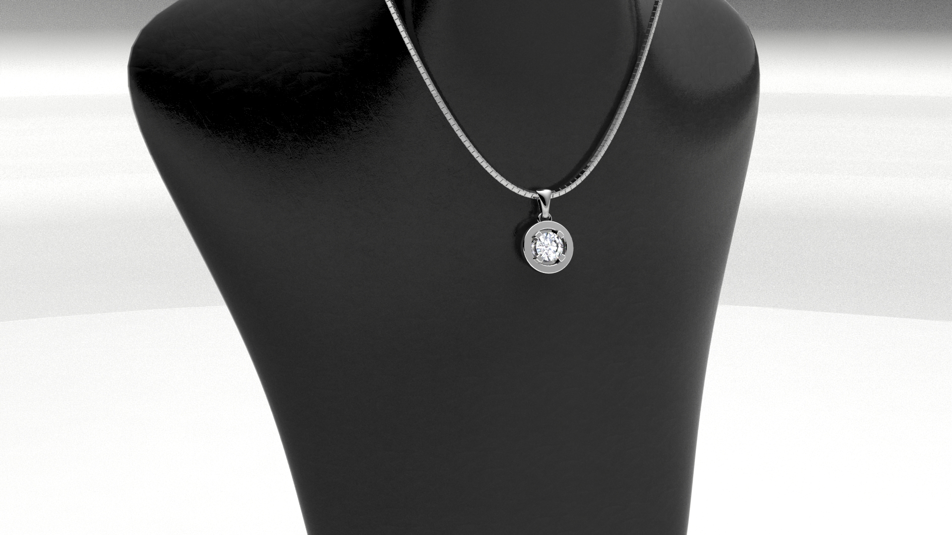 Collana cipollina 4 griffe bianca