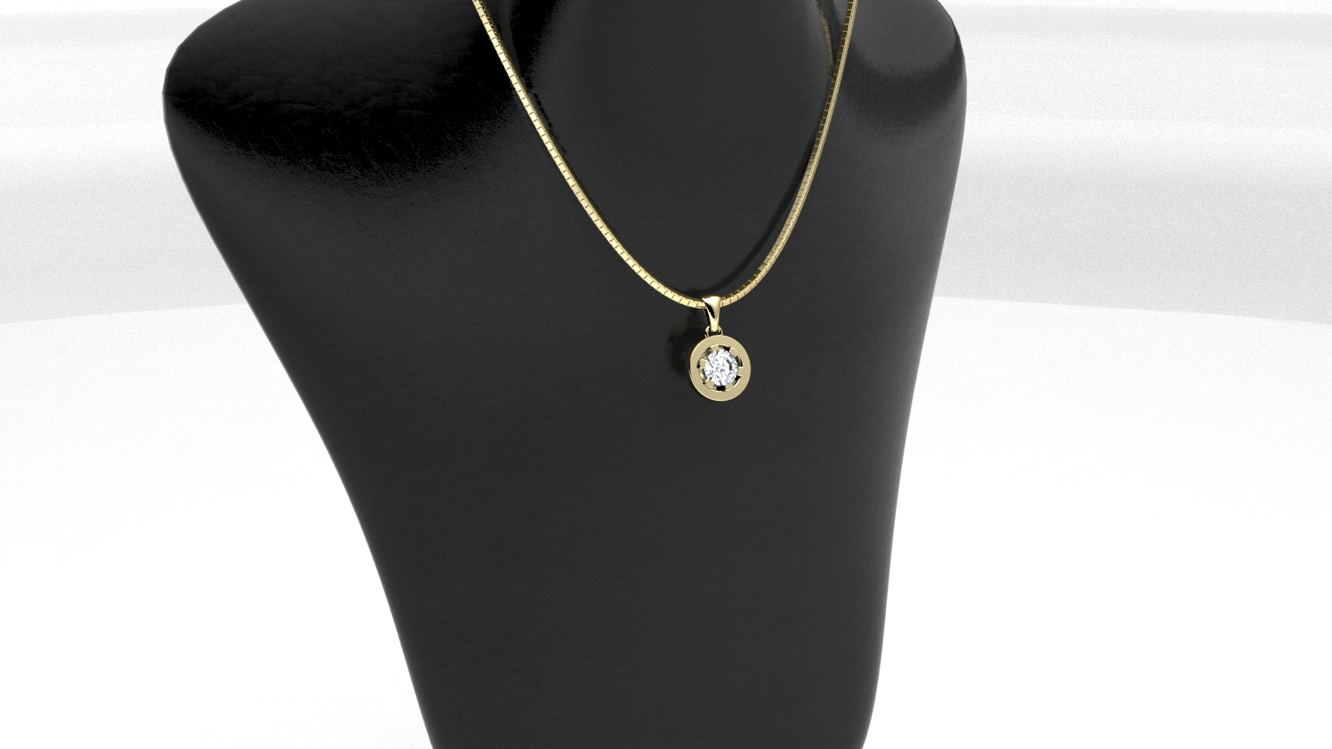 Collana cipollina 6 griffe gialla
