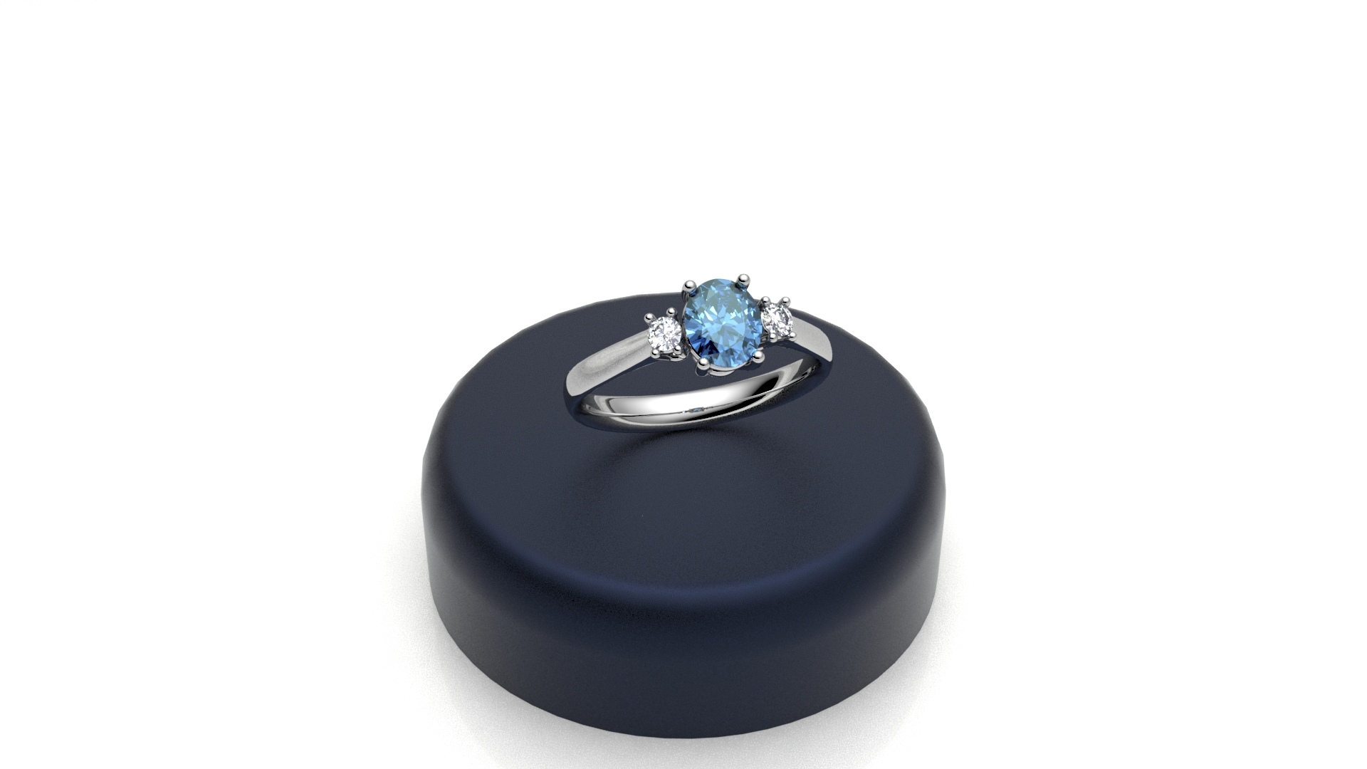 Anello Trilogy Leb azzurro