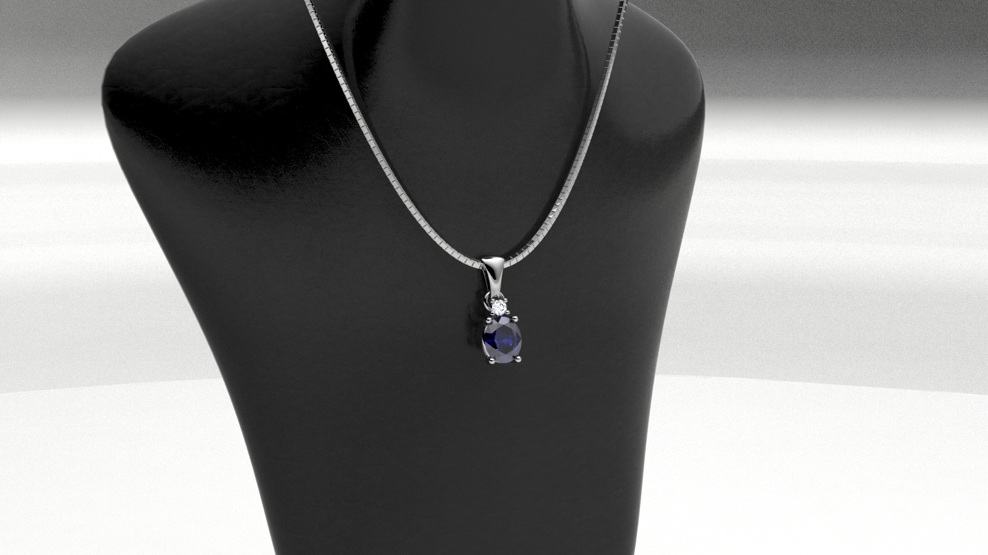 Collana Leb zaffiro