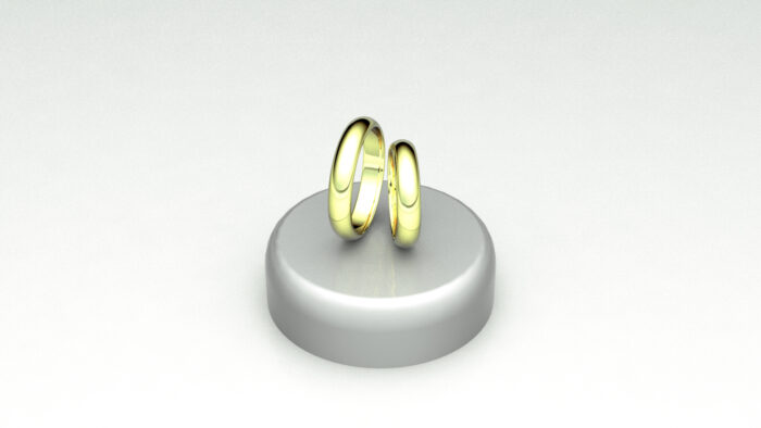 Fedi Elime bombate lucide 4mm